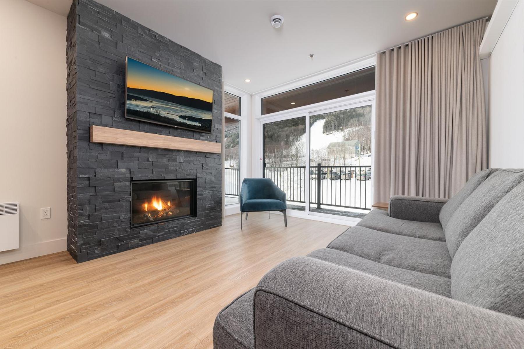 Les Appartements Du Massif De Charlevoix Петит-Ривиер-Сен-Франсоа Стая снимка