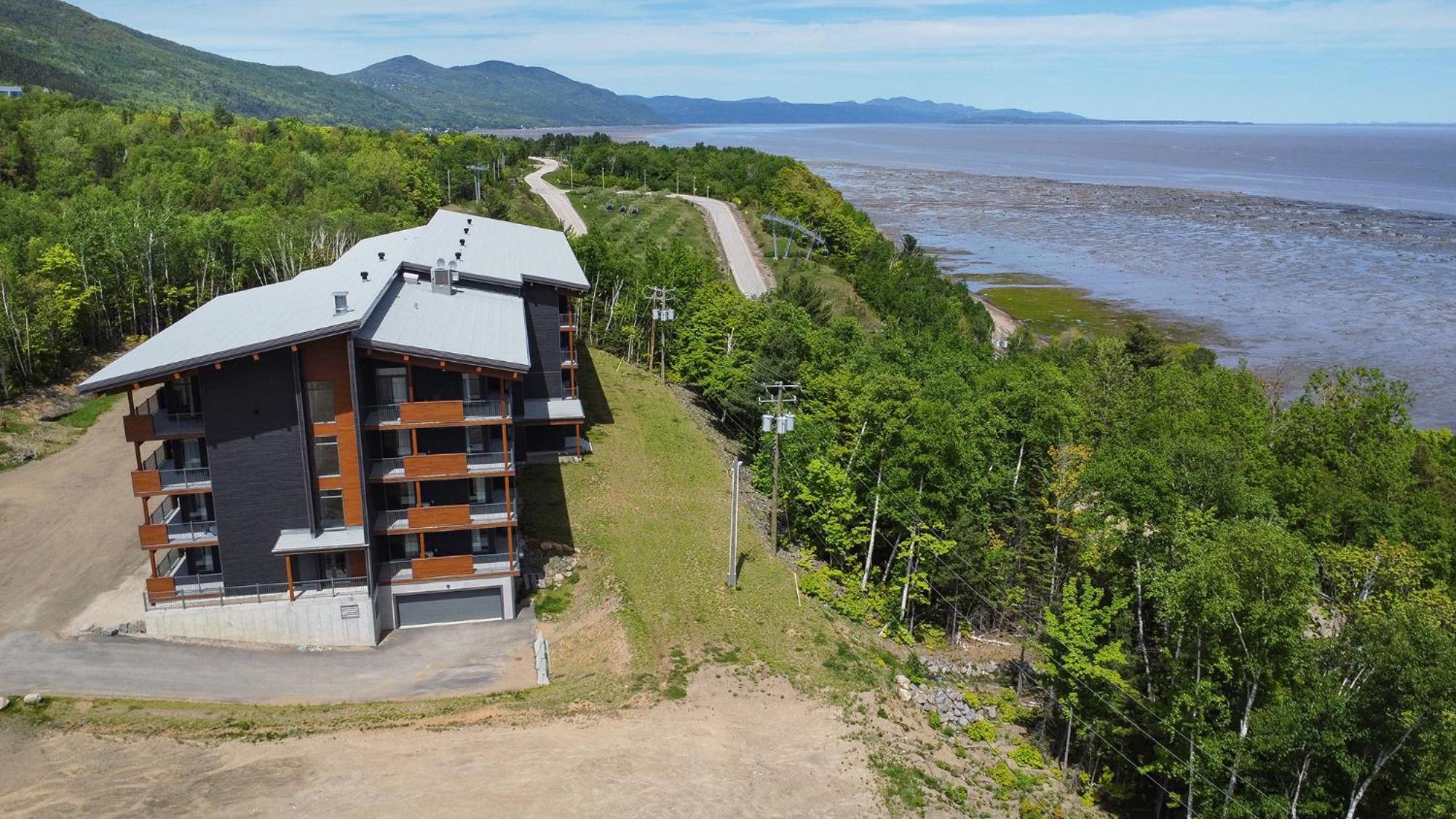 Les Appartements Du Massif De Charlevoix Петит-Ривиер-Сен-Франсоа Екстериор снимка