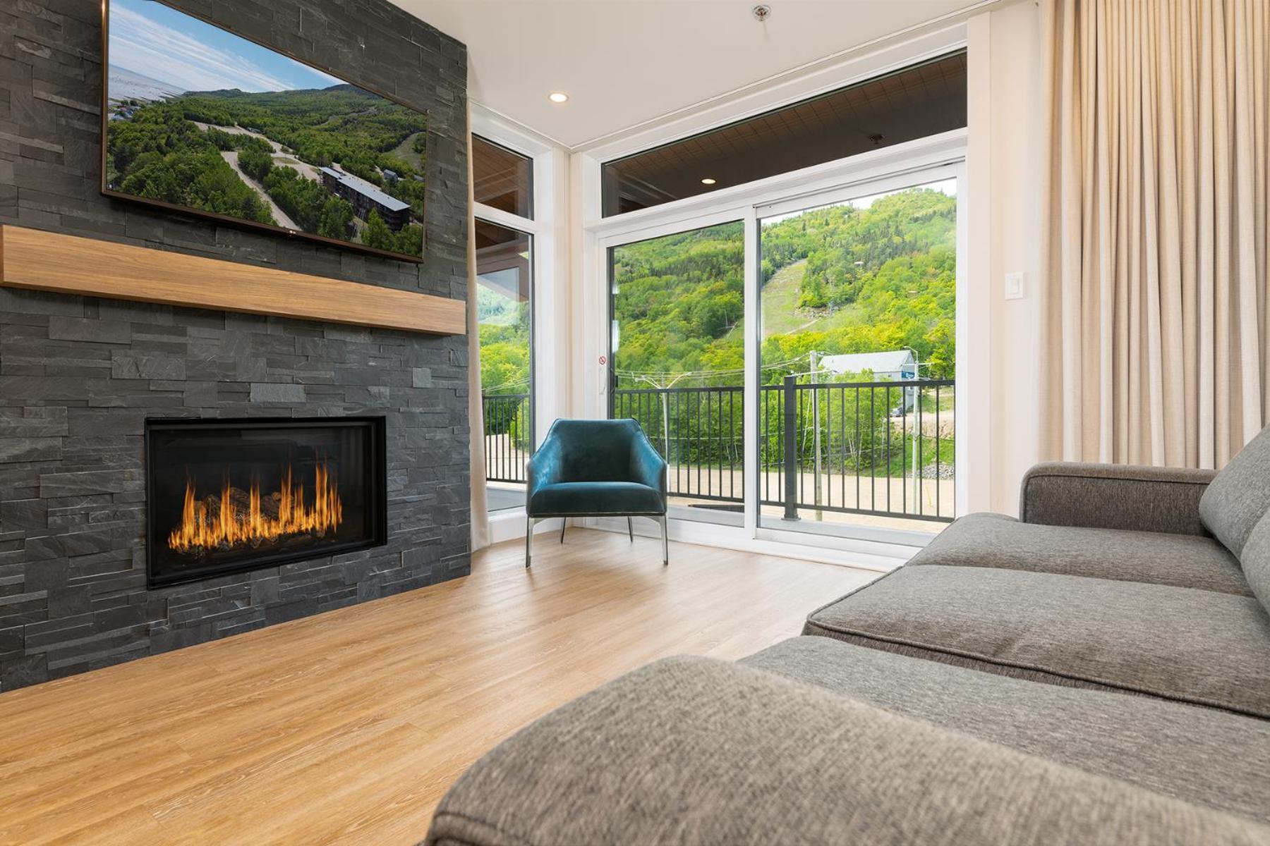 Les Appartements Du Massif De Charlevoix Петит-Ривиер-Сен-Франсоа Екстериор снимка